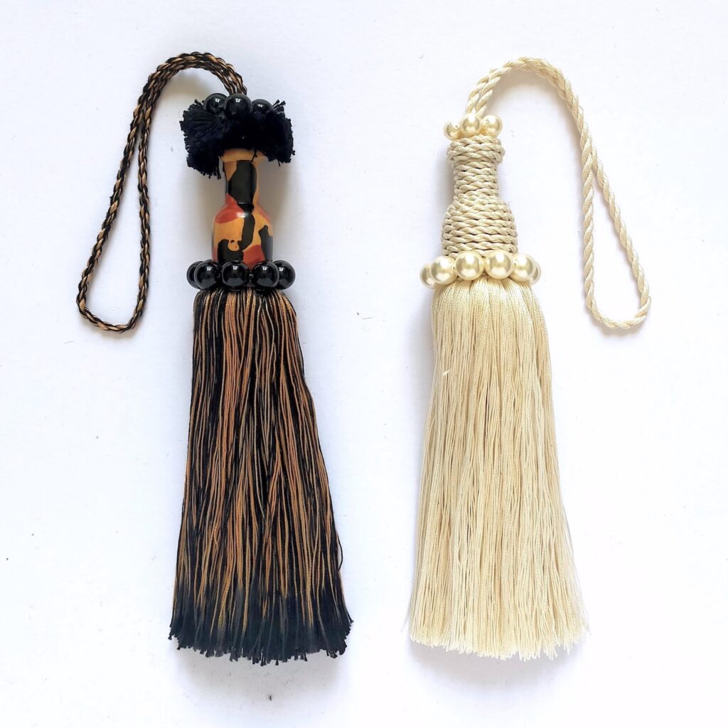 Leopard and Pearl tassel
